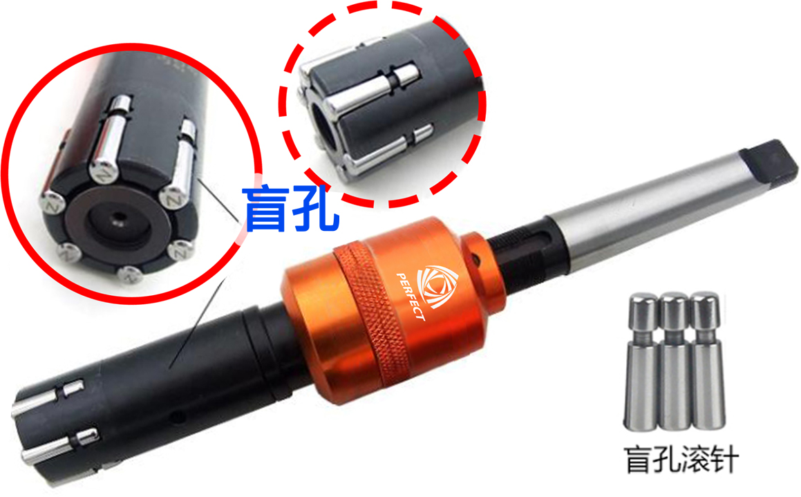 Roller Burnishing Tools 0.569′′-0.591′′ Dia. Through Hole Straight Shank